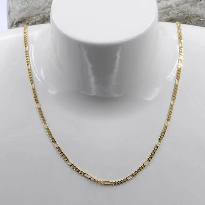 Goldkette Figarokette diamantiert Halskette 1,9 mm - 333 - 8 Karat Gold - Firma Holzenplotz - Silberketten - Goldketten.de
