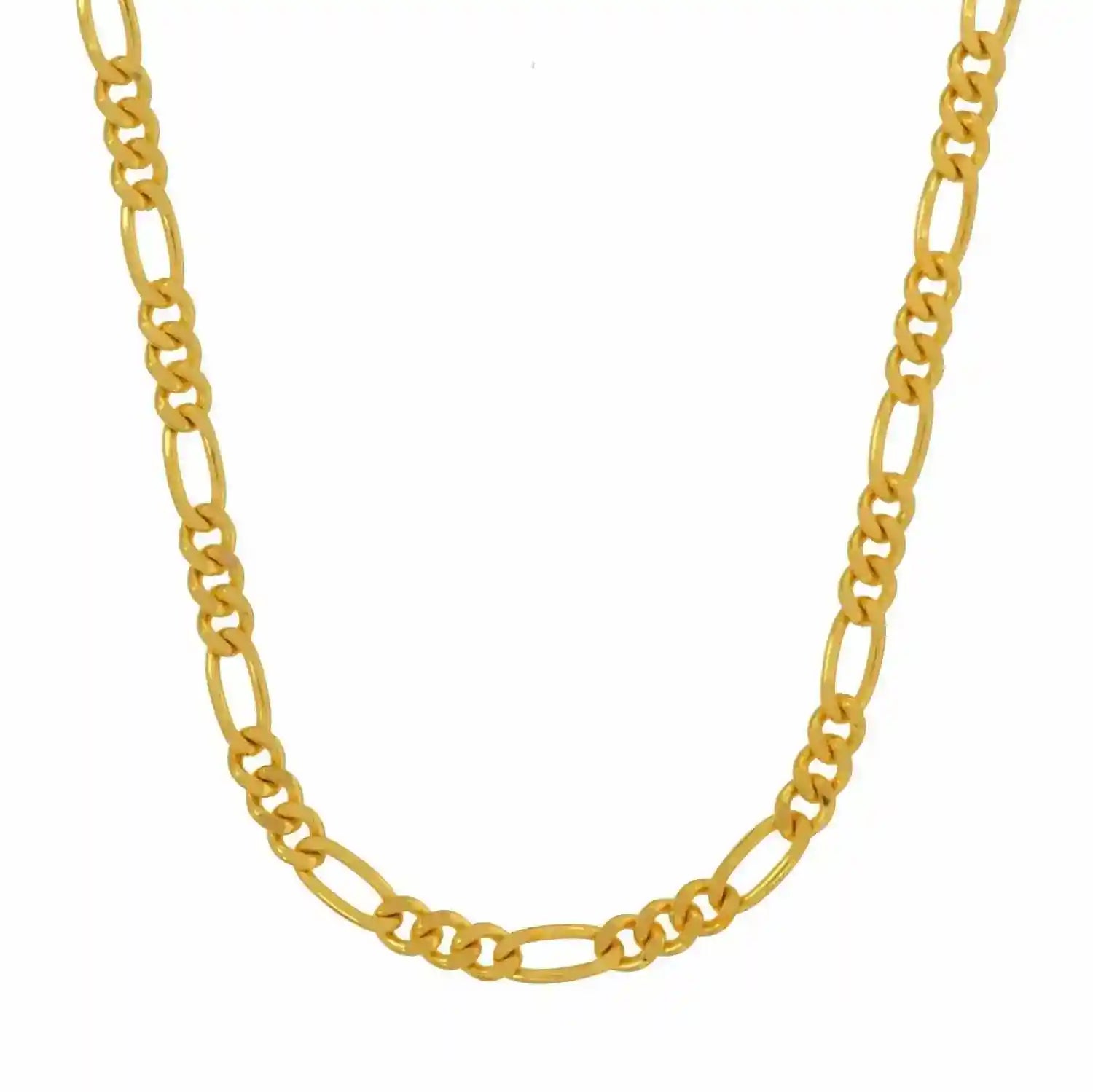 Goldkette Figarokette diamantiert Halskette 2,2 mm - 333-8 Karat Gold - Firma Holzenplotz - Silberketten-Goldketten.de 