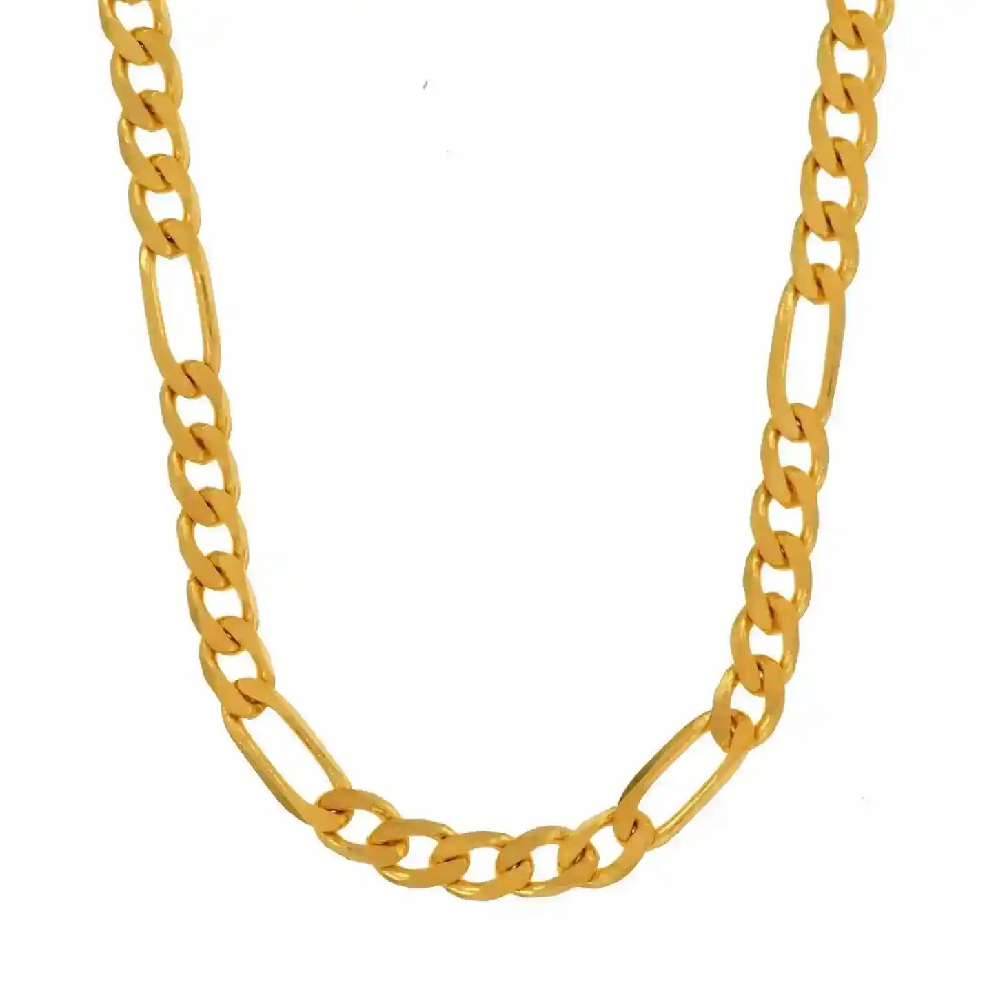 Goldkette Figarokette diamantiert Halskette 3,4 mm - 333-8 Karat Gold - Firma Holzenplotz - Silberketten-Goldketten.de 