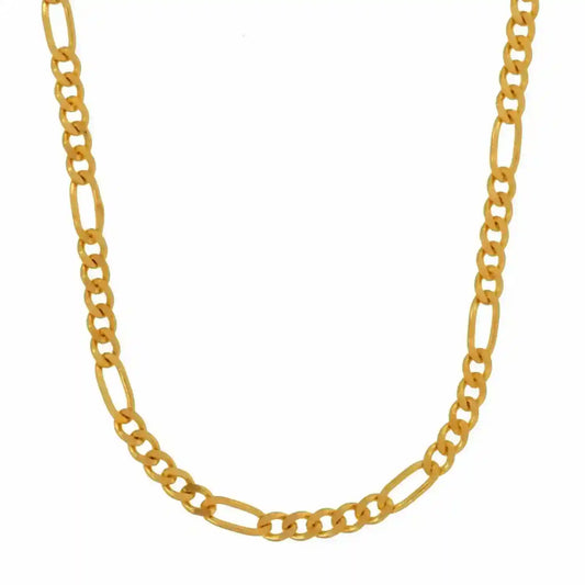 Goldkette Figarokette Länge 36cm - Breite 1,9mm - 585-14 Karat Gold
