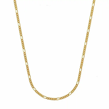 Goldkette Figarokette Länge 42cm - Breite 1,1mm - 585-14 Karat Gold