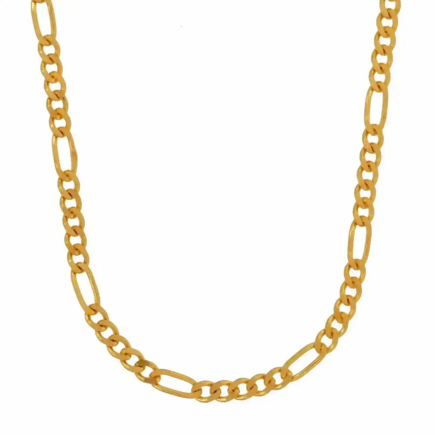 Goldkette Figarokette Länge 45cm - Breite 1,9mm - 585-14 Karat Gold