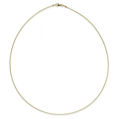 Goldkette Halskette Omegareif 0,75 mm aus massiv 585 - 14 Karat Gold - Firma Holzenplotz - Silberketten-Goldketten.de 