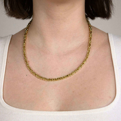 Goldkette Königskette Breite 4,0mm - 750-18 Karat Gold
