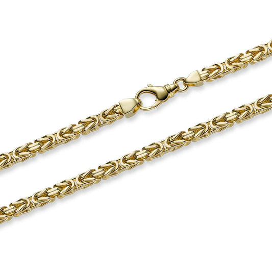 Goldkette Königskette Breite 5,0mm - 750 - 18 Karat Gold - Firma Holzenplotz - Silberketten - Goldketten.de