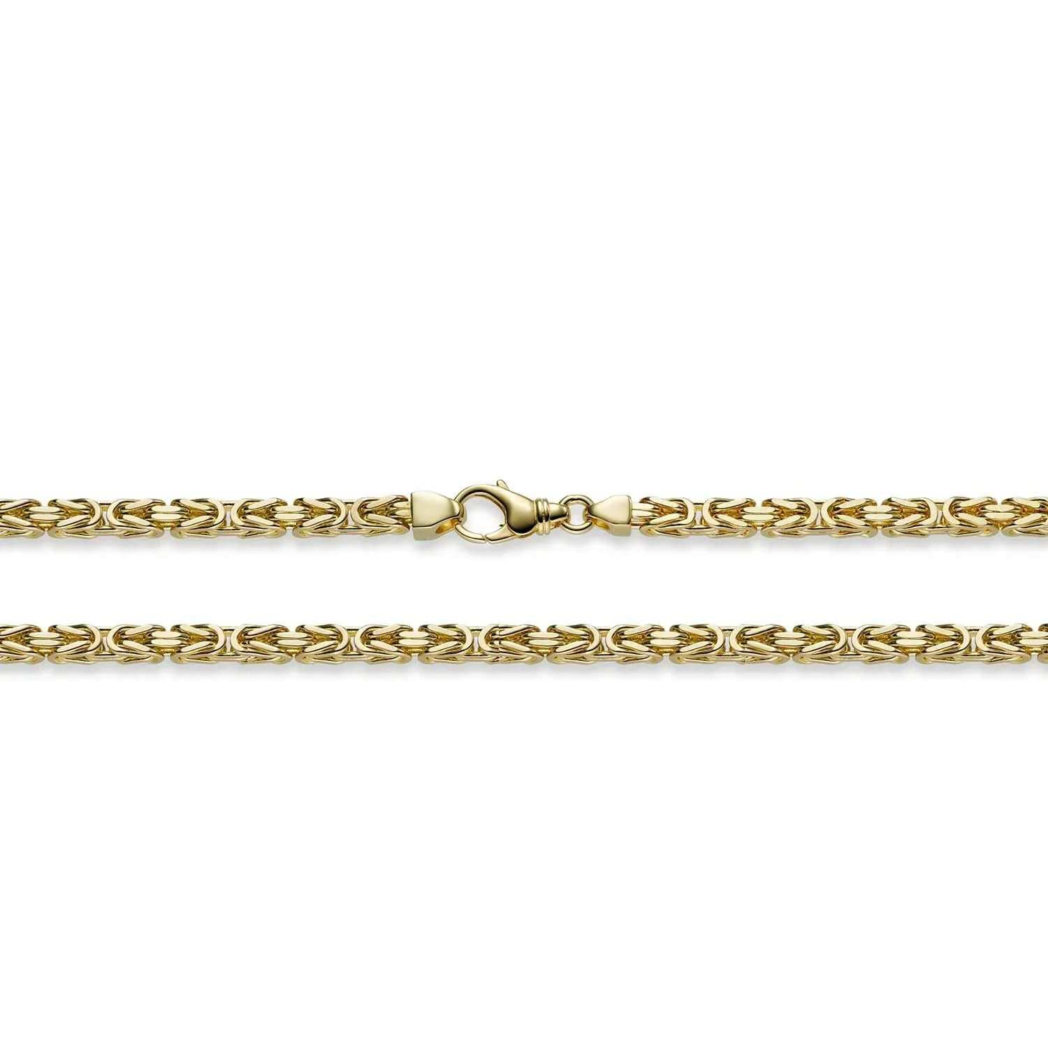 Goldkette Königskette Breite 5,0mm - 750 - 18 Karat Gold - Firma Holzenplotz - Silberketten - Goldketten.de