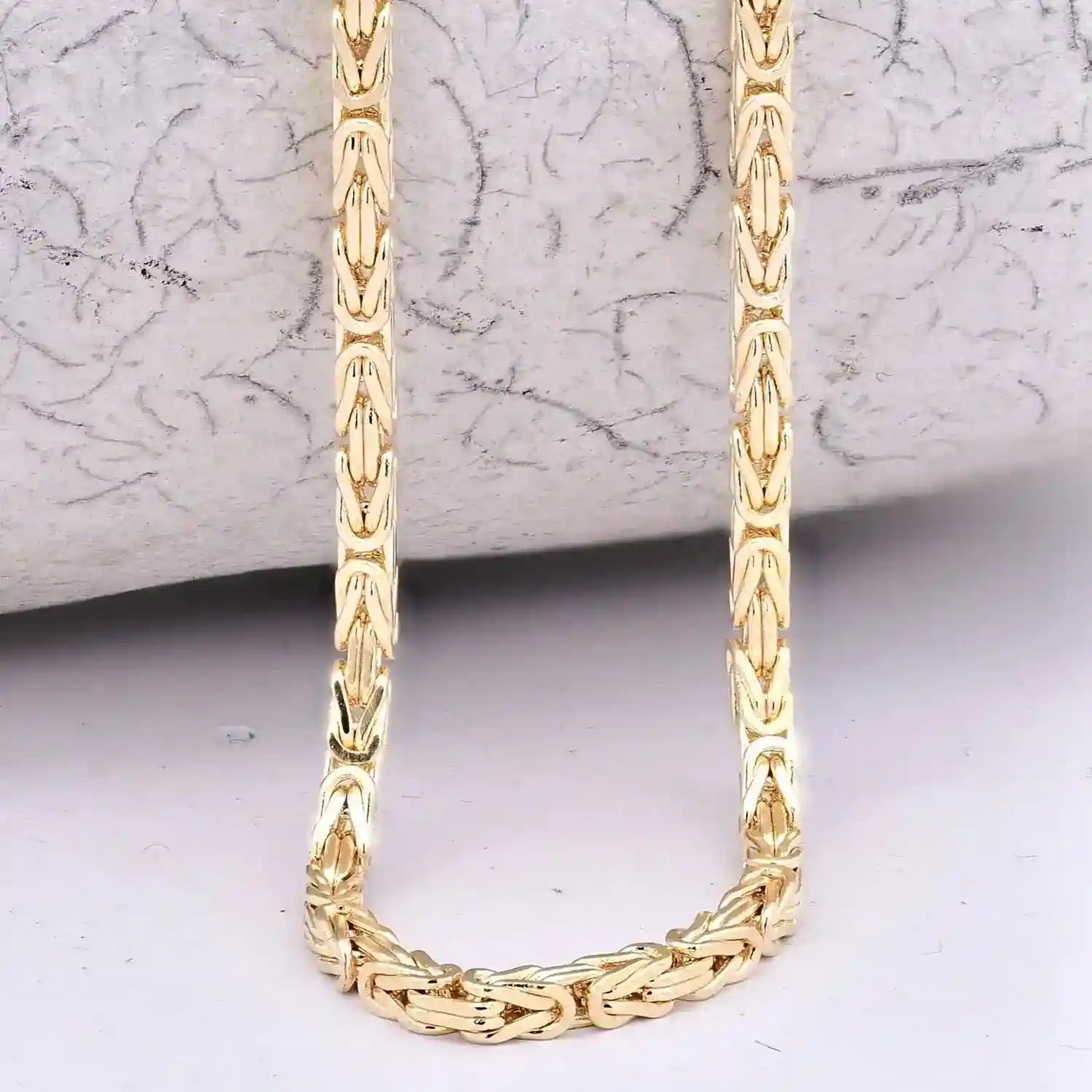 Goldkette Königskette Halskette Breite 2,0 mm - 585 - 14 Karat Gold