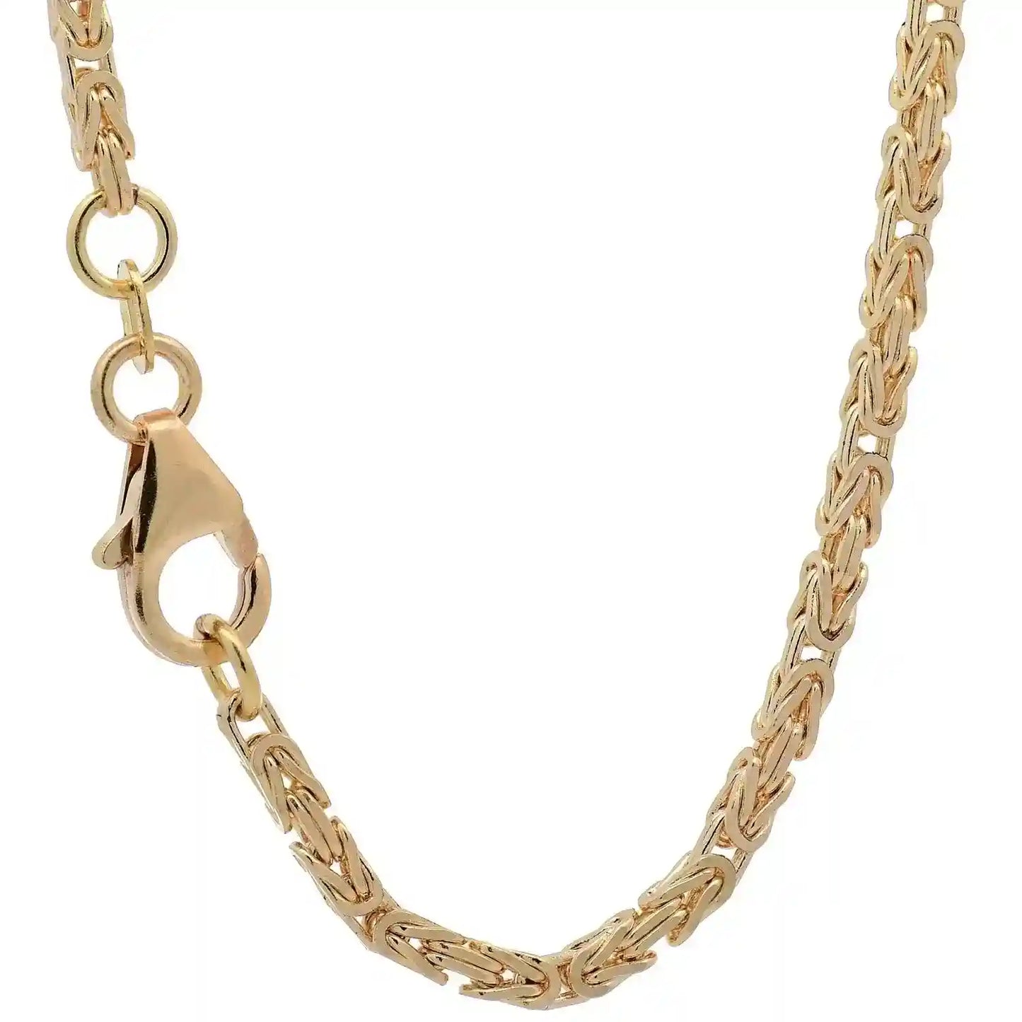 Goldkette Königskette Halskette Breite 2,0 mm - 585 - 14 Karat Gold