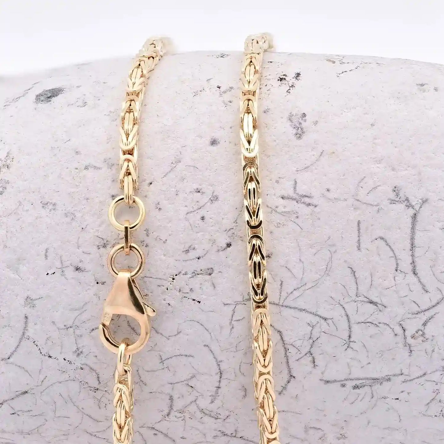 Goldkette Königskette Halskette Breite 2,0 mm massiv 333-8 Karat Gold