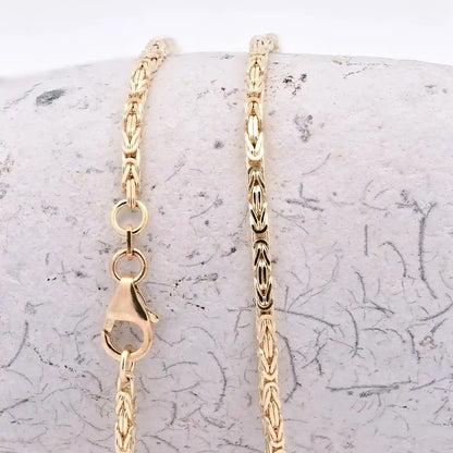 Goldkette Königskette Halskette Breite 2,0 mm massiv 333-8 Karat Gold