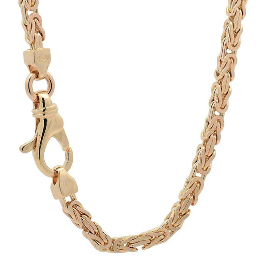 Goldkette Königskette Halskette Breite 2,5 mm massiv 750-18 Karat Gold