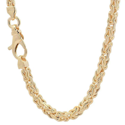 Goldkette Königskette Halskette Breite 3,0 mm massiv 585-14 Karat Gold