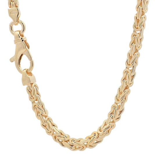 Goldkette Königskette Halskette Breite 3,0 mm massiv 585-14 Karat Gold - Firma Holzenplotz - Silberketten-Goldketten.de 
