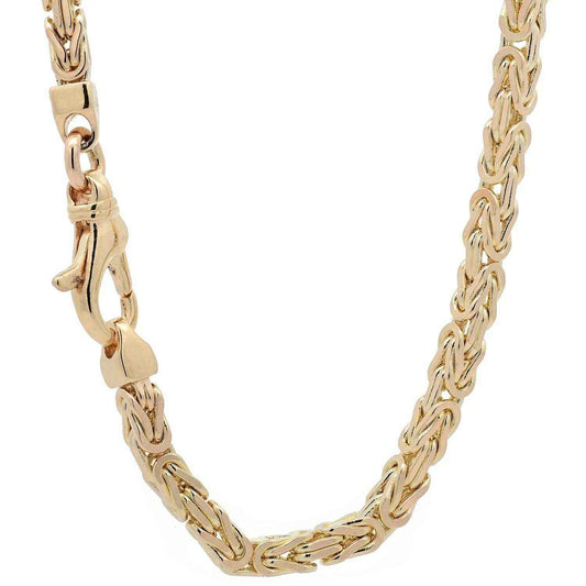 Goldkette Königskette Halskette Breite 3,0 mm massiv 750-18 Karat Gold - Firma Holzenplotz - Silberketten-Goldketten.de 