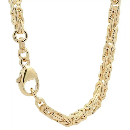 Goldkette Königskette Halskette Breite 3,2 mm massiv 585-14 Karat Gold