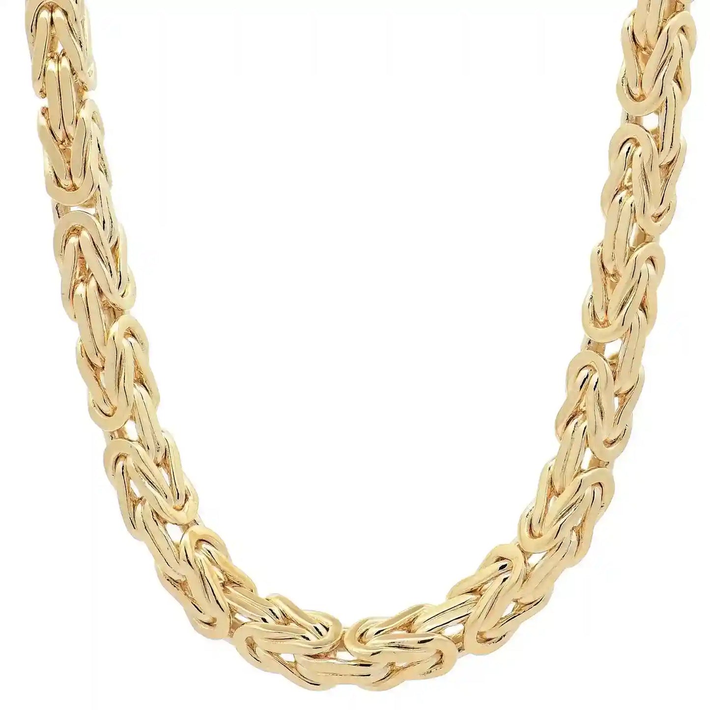 Goldkette Königskette Halskette Breite 3,2 mm massiv 585-14 Karat Gold