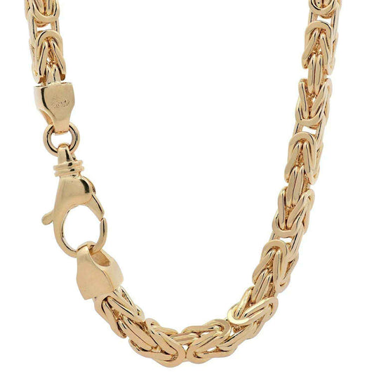 Goldkette Königskette Halskette Breite 3,5 mm massiv 585-14 Karat Gold
