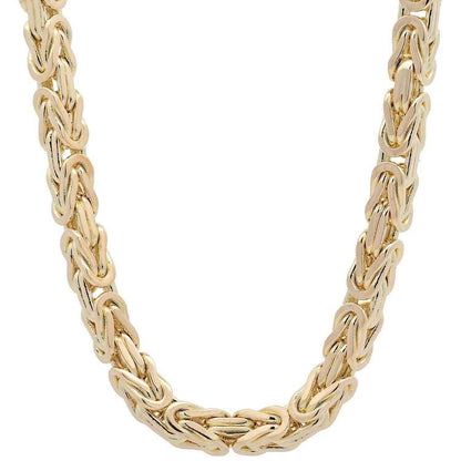 Goldkette Königskette Halskette Breite 3,5 mm massiv 750-18 Karat Gold