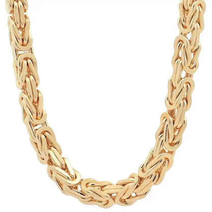 Goldkette Königskette Halskette Breite 4,0 mm massiv 585-14 Karat Gold
