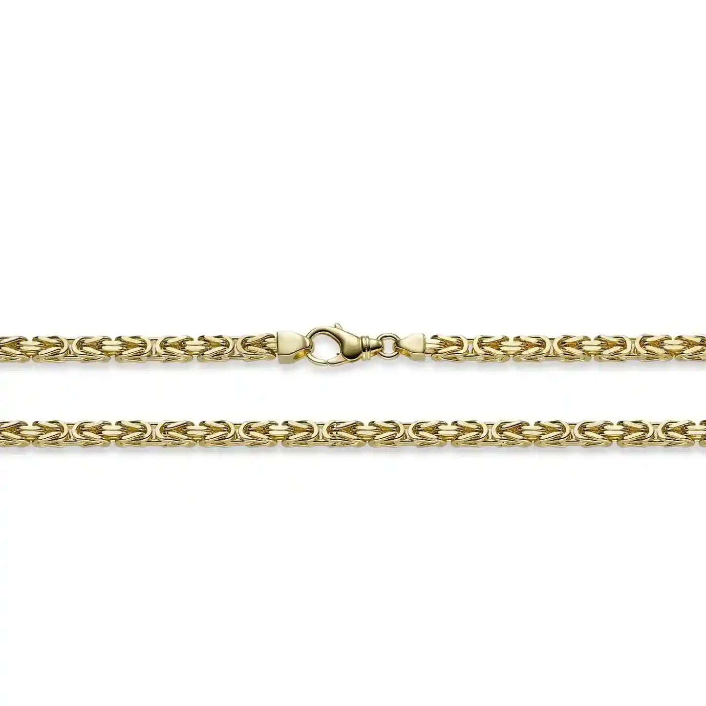 Goldkette Königskette Halskette Breite 5,0 mm massiv 585-14 Karat Gold