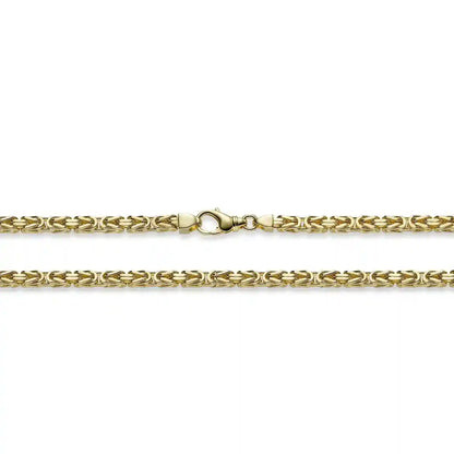 Goldkette Königskette Halskette Breite 5,0 mm massiv 585-14 Karat Gold
