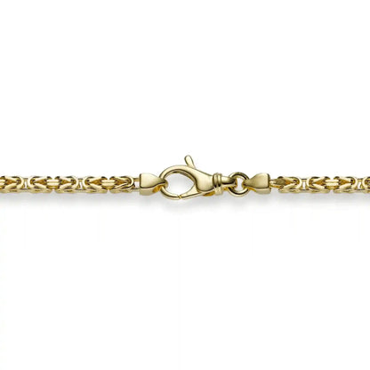 Goldkette Königskette Länge 19cm - Breite 2,5mm - 585-14 Karat Gold