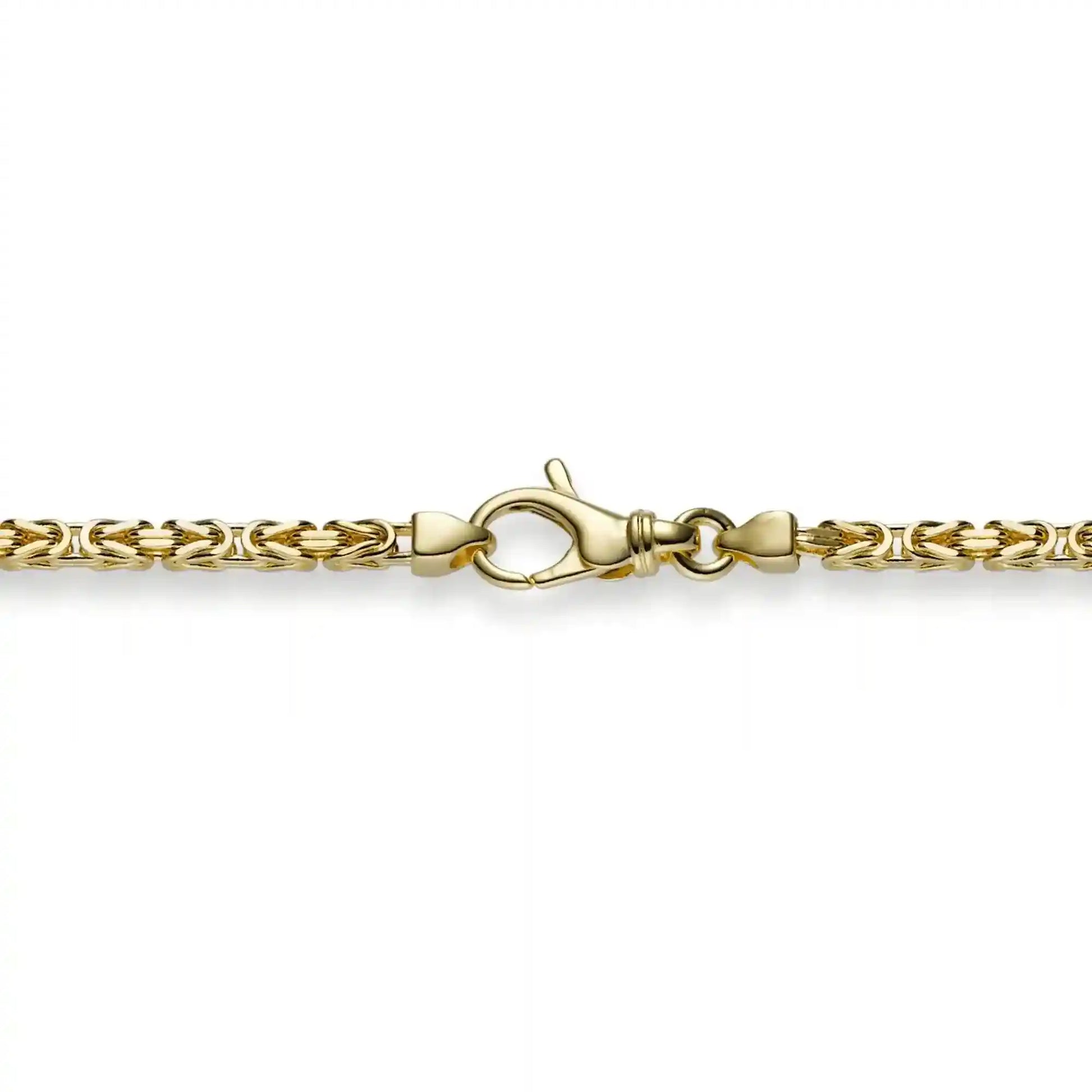 2,5 mm 19 cm 750 - 18 Karat Gold Armkette Königskette massiv Gold hochwertige Goldkette 10,9 g