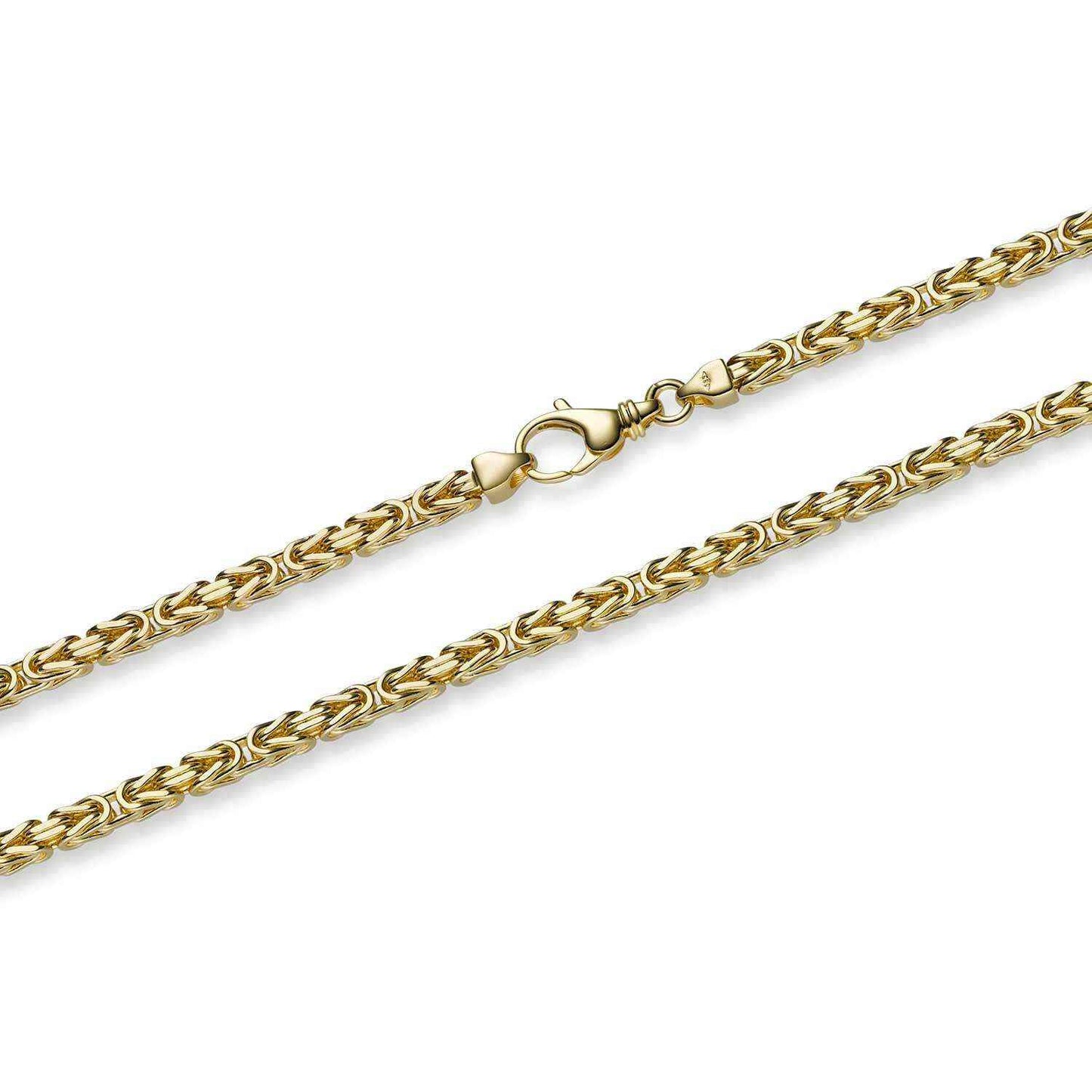 Goldkette Königskette Länge 19cm - Breite 3,0mm - 585-14 Karat Gold