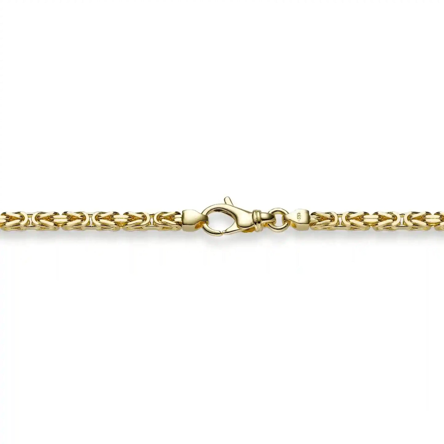 3,0 mm 21 cm 750 - 18 Karat Gold Armkette Königskette massiv Gold hochwertige Goldkette 14,5 g
