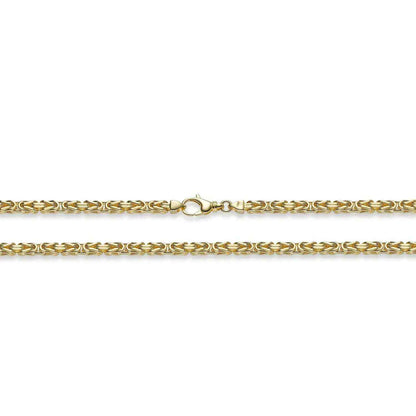 Goldkette Königskette Länge 21cm - Breite 4,0mm - 585-14 Karat Gold