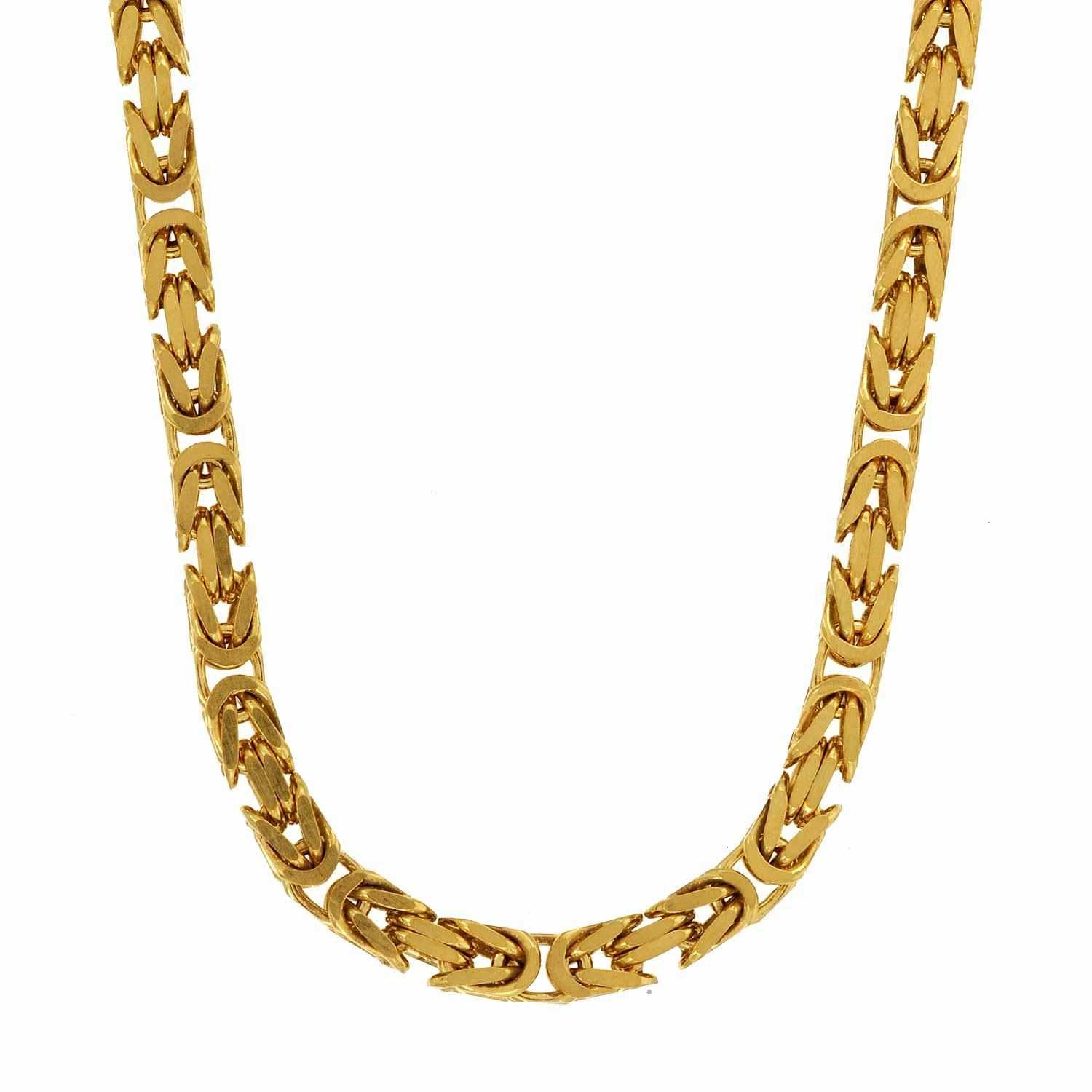 Goldkette Königskette Länge 45cm - Breite 2,8mm - 333 - 8 Karat Gold - Firma Holzenplotz - Silberketten - Goldketten.de