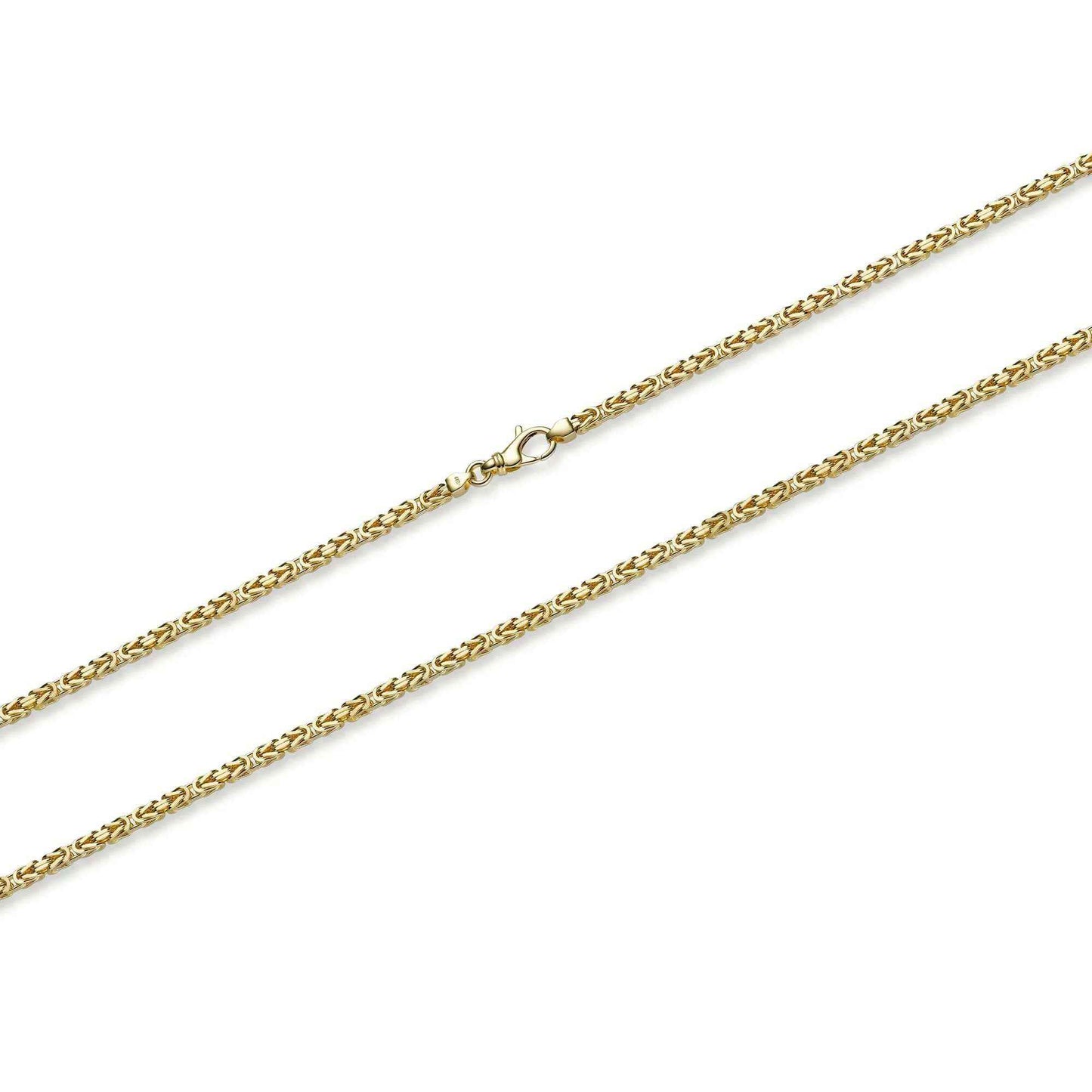 3,0 mm 45 cm 585 - 14 Karat Gold Halskette Königskette massiv Gold hochwertige Goldkette 26,6 g