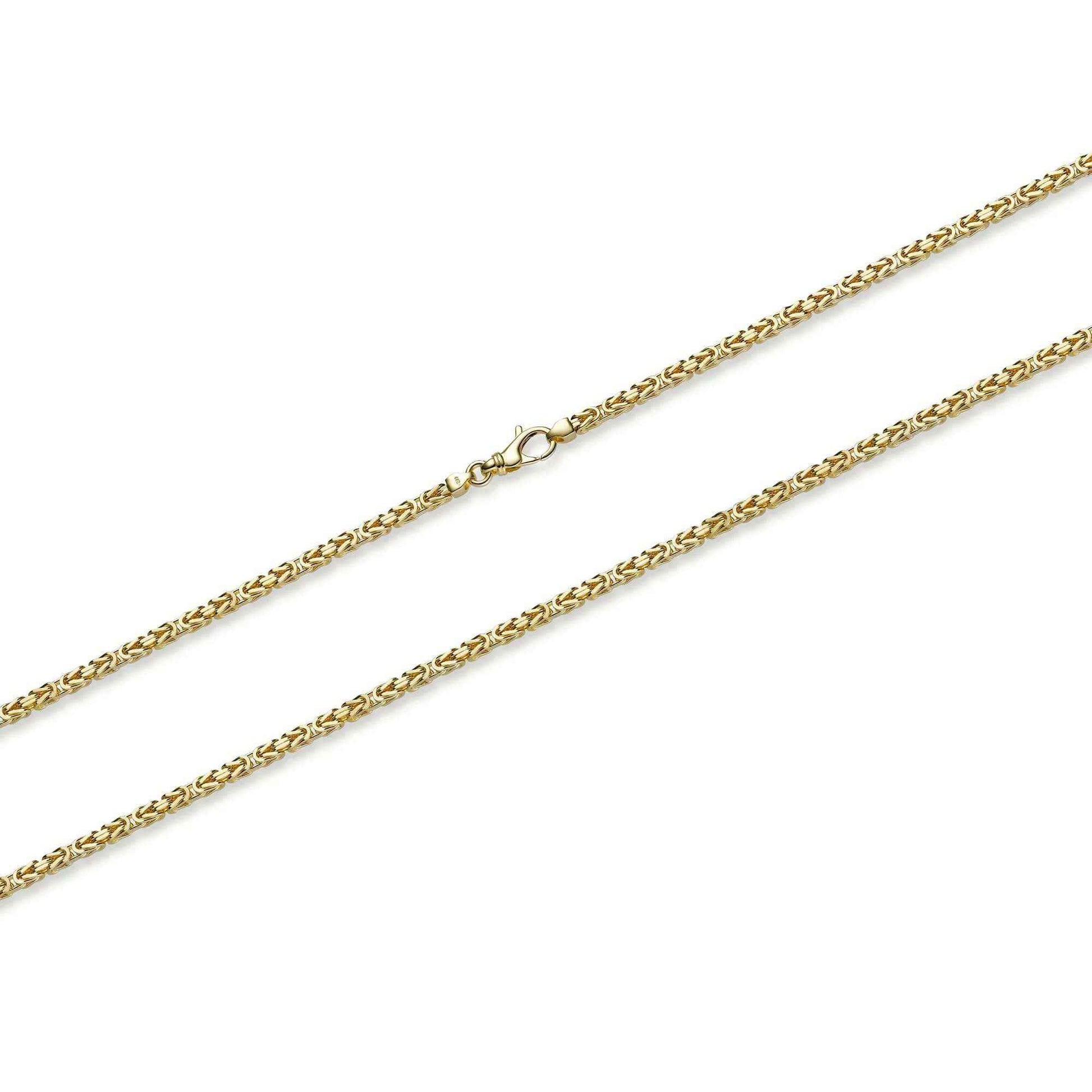 3,0 mm 45 cm 585 - 14 Karat Gold Halskette Königskette massiv Gold hochwertige Goldkette 26,6 g