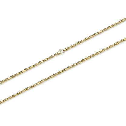 3,0 mm 45 cm 585 - 14 Karat Gold Halskette Königskette massiv Gold hochwertige Goldkette 26,6 g