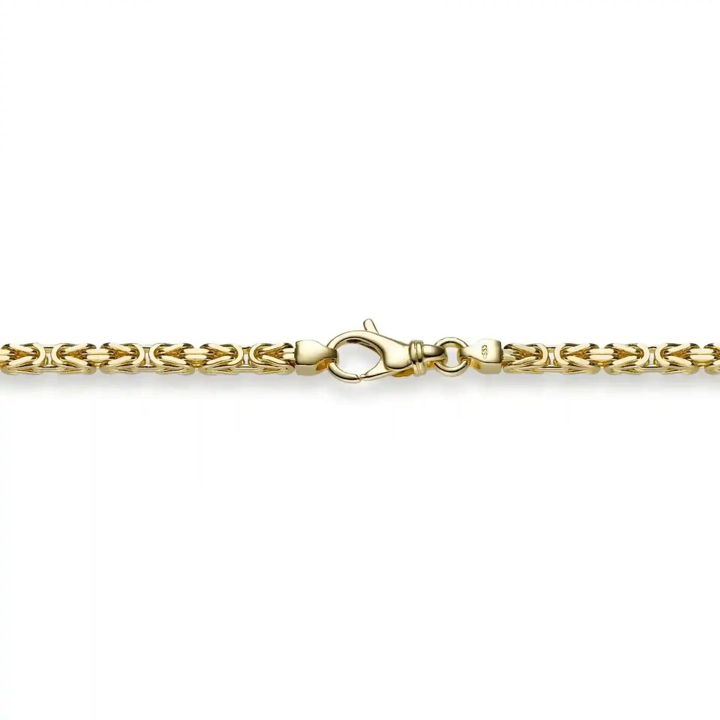 3,0 mm 45 cm 585 - 14 Karat Gold Halskette Königskette massiv Gold hochwertige Goldkette 26,6 g
