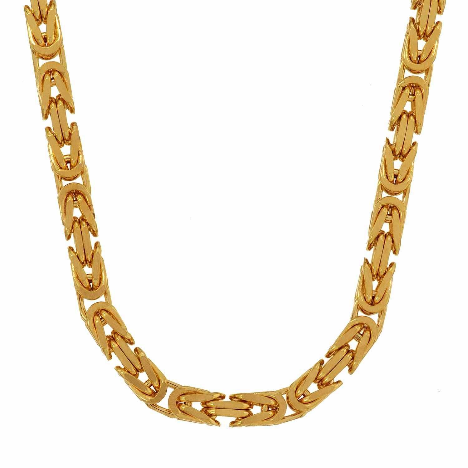 4,0 mm 45 cm 750 - 18 Karat Gold Halskette Königskette massiv Gold hochwertige Goldkette  63 g