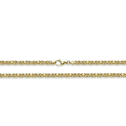 Goldkette Königskette Länge 50cm - Breite 4,0mm - 585-14 Karat Gold
