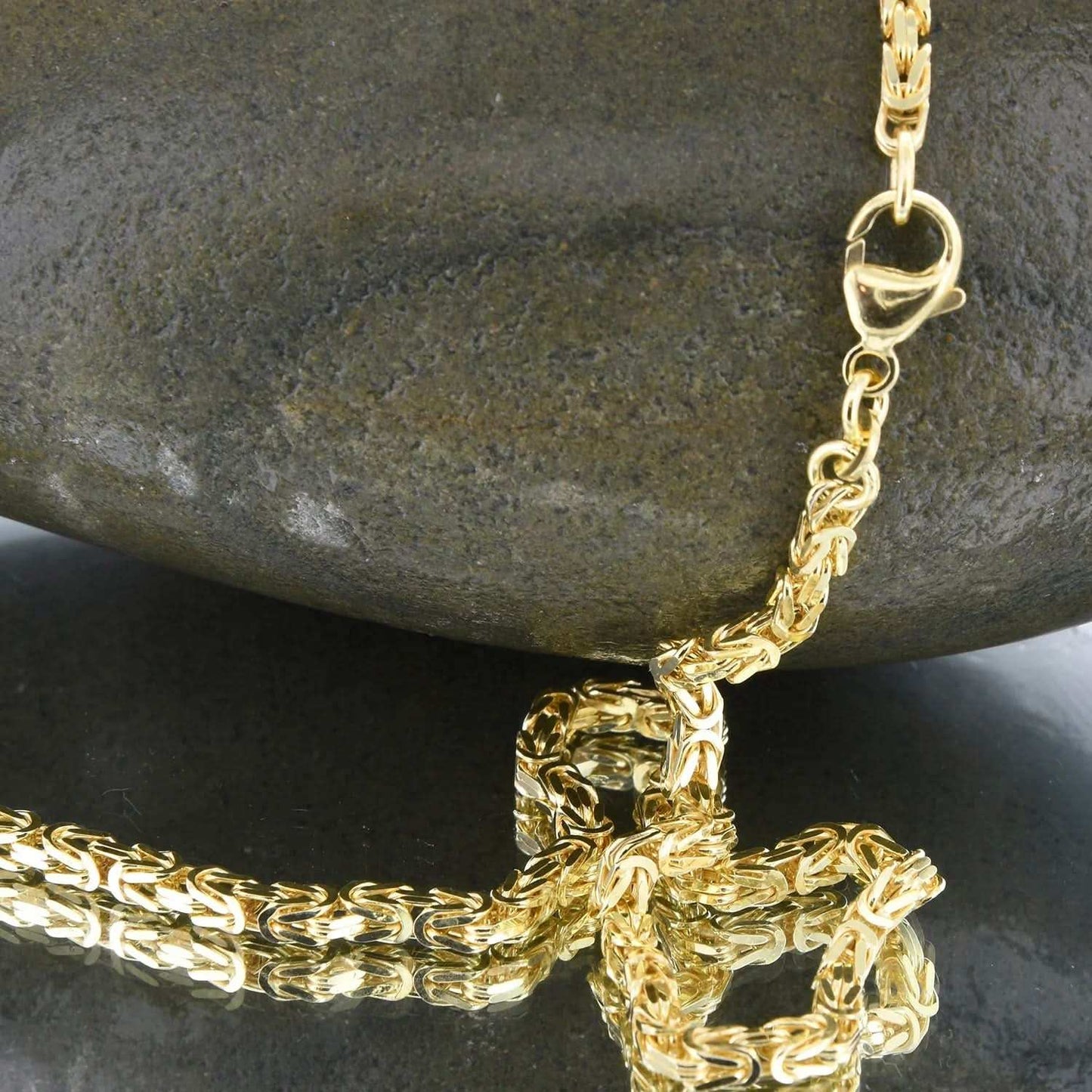 Goldkette Königskette Länge 55cm - Breite 2,8mm - 333-8 Karat Gold
