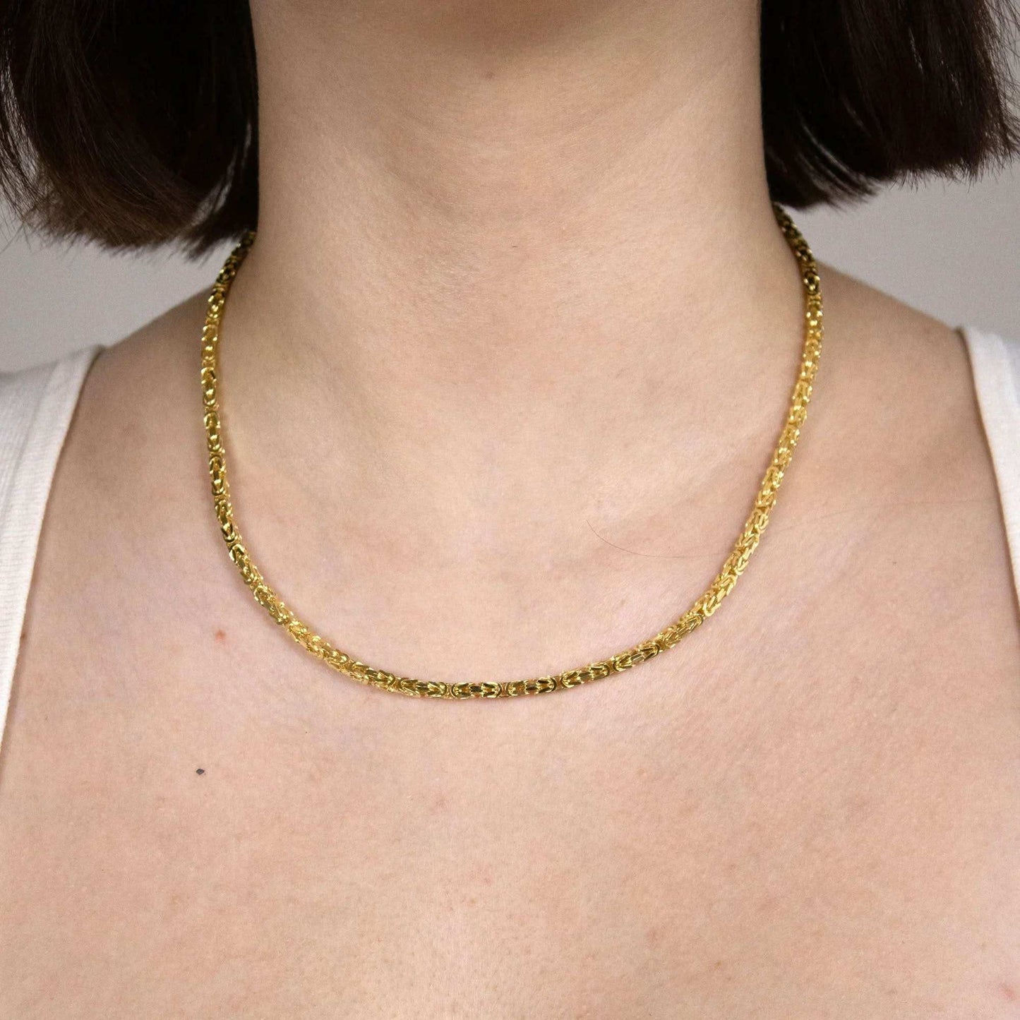 Goldkette Königskette Länge 55cm - Breite 2,8mm - 333-8 Karat Gold