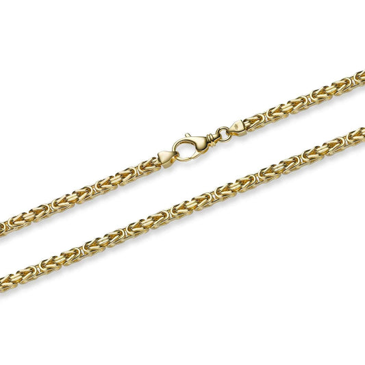 Goldkette Königskette Länge 55cm - Breite 3,5mm - 750 - 18 Karat Gold - Firma Holzenplotz - Silberketten - Goldketten.de