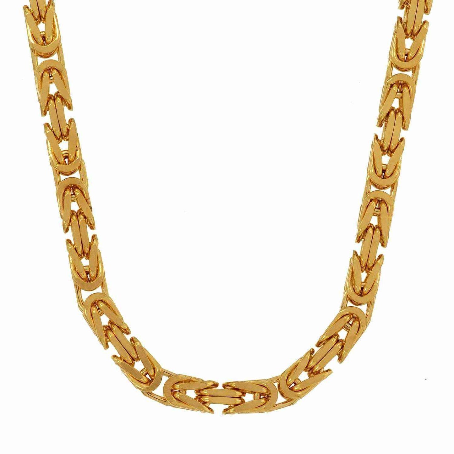 4,0 mm 55 cm 750 - 18 Karat Gold Halskette Königskette massiv Gold hochwertige Goldkette  77 g
