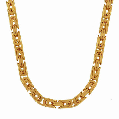4,0 mm 55 cm 750 - 18 Karat Gold Halskette Königskette massiv Gold hochwertige Goldkette  77 g