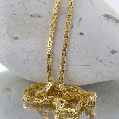 3,0 mm 60 cm 750 - 18 Karat Gold Halskette Königskette massiv Gold hochwertige Goldkette 40,8 g