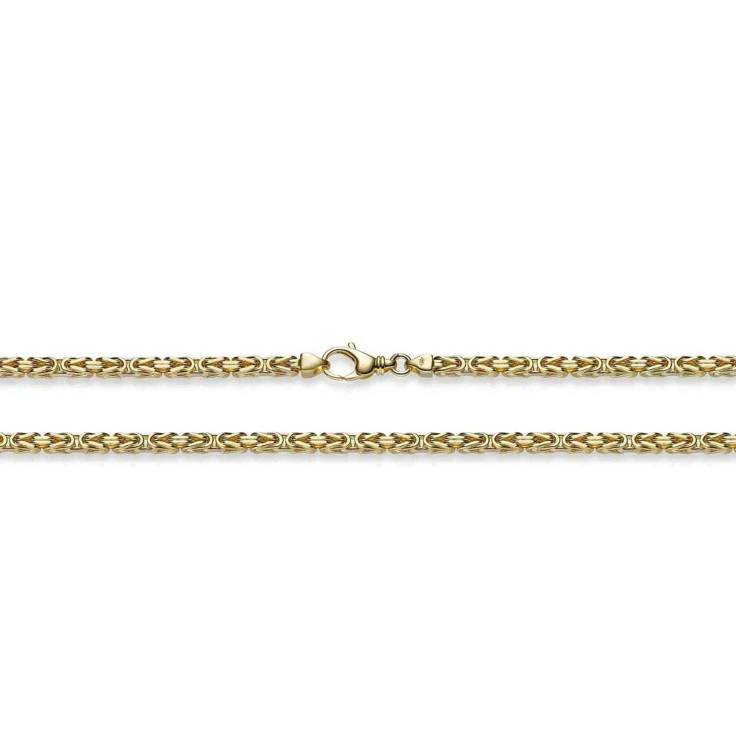 Goldkette Königskette Länge 60cm - Breite 3,5mm - 750-18 Karat Gold