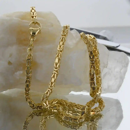 3,0 mm 70 cm 585 - 14 Karat Gold Halskette Königskette massiv Gold hochwertige Goldkette 42,5 g
