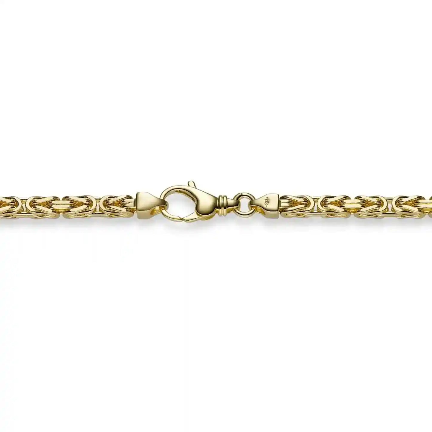 Goldkette Königskette Länge 70cm - Breite 3,5mm - 750-18 Karat Gold - Firma Holzenplotz - Silberketten-Goldketten.de 
