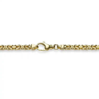 Goldkette Königskette Länge 70cm - Breite 3,5mm - 750-18 Karat Gold - Firma Holzenplotz - Silberketten-Goldketten.de 