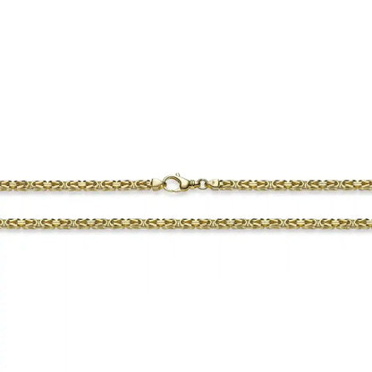 Goldkette Königskette Länge 70cm - Breite 3,5mm - 750-18 Karat Gold - Firma Holzenplotz - Silberketten-Goldketten.de 