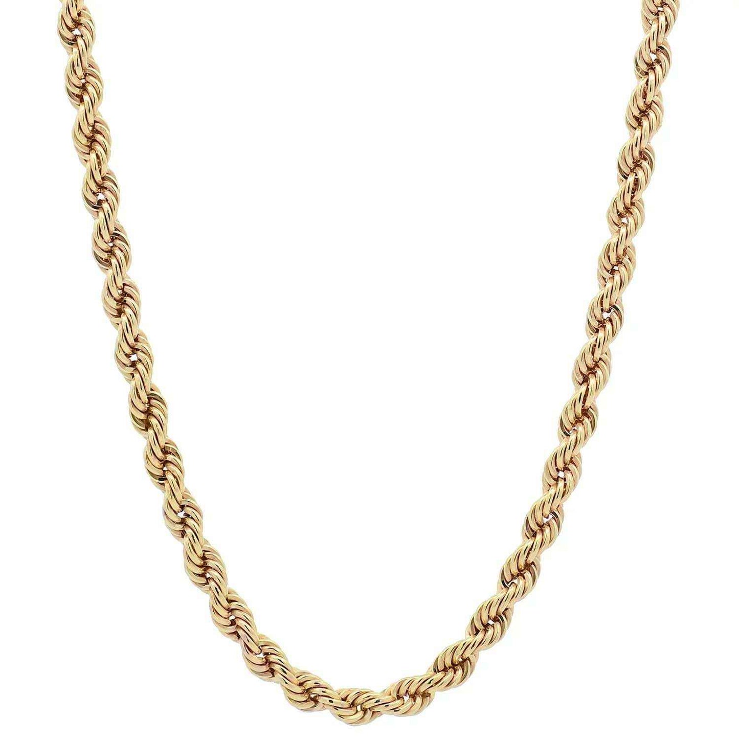 Goldkette Kordelkette hohl Halskette Breite 2,1 mm - 333-8 Karat Gold - Firma Holzenplotz - Silberketten-Goldketten.de 