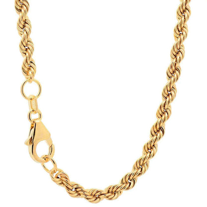 Goldkette Kordelkette hohl Halskette Breite 3,3 mm - 333-8 Karat Gold - Firma Holzenplotz - Silberketten-Goldketten.de 